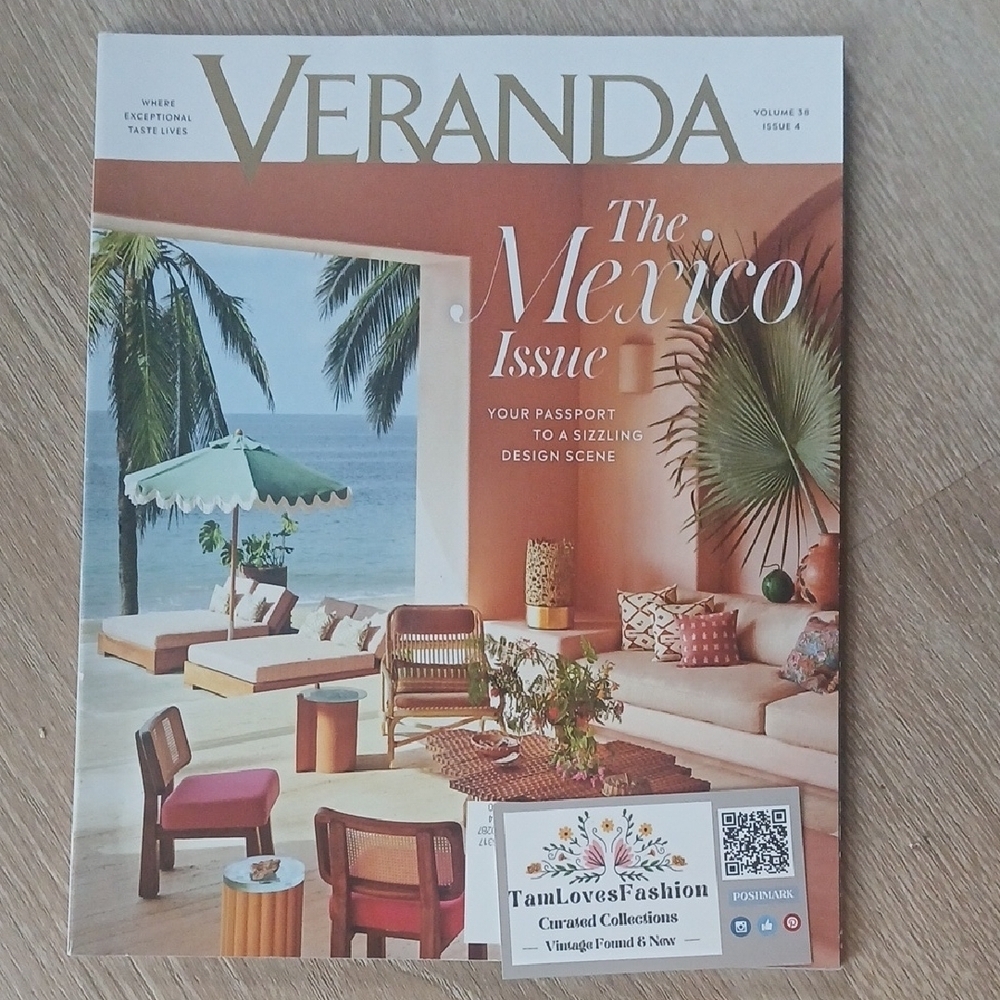 Veranda Magazine - The Mexico Issue July-Aug 2024 Lifestyle Design Art Vibrant